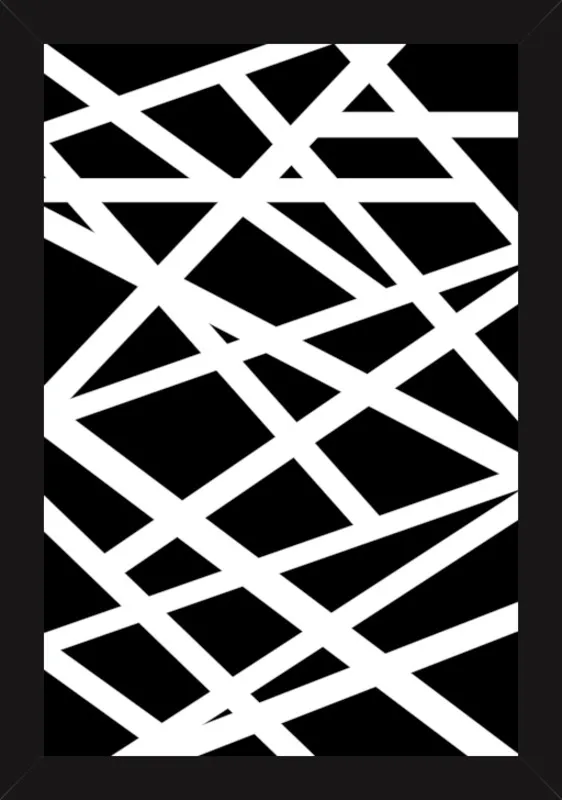 Criss Cross by Emine Ortega for Artfully Walls