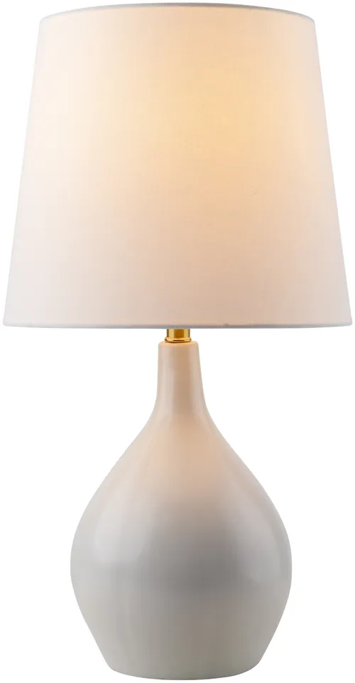 Rugged  Glazed 20"H x 11"W x 11"D Accent Table Lamp