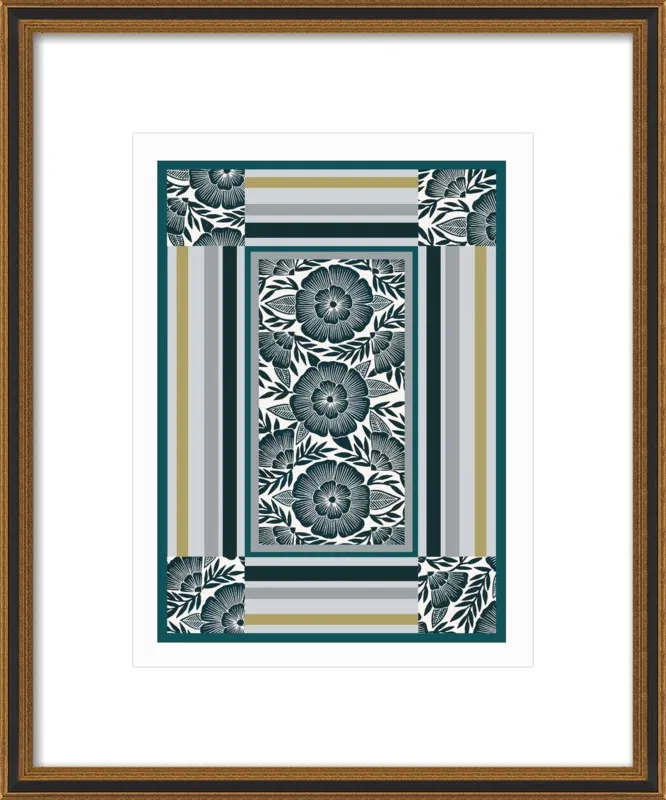 Botanical Frame 1 by Katharine Watson for Artfully Walls