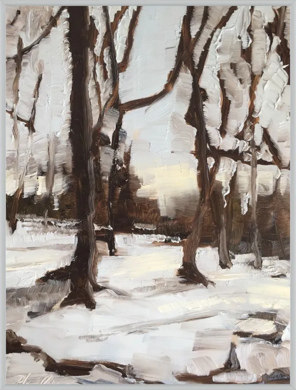 Winter forest by Philine van der Vegte for Artfully Walls