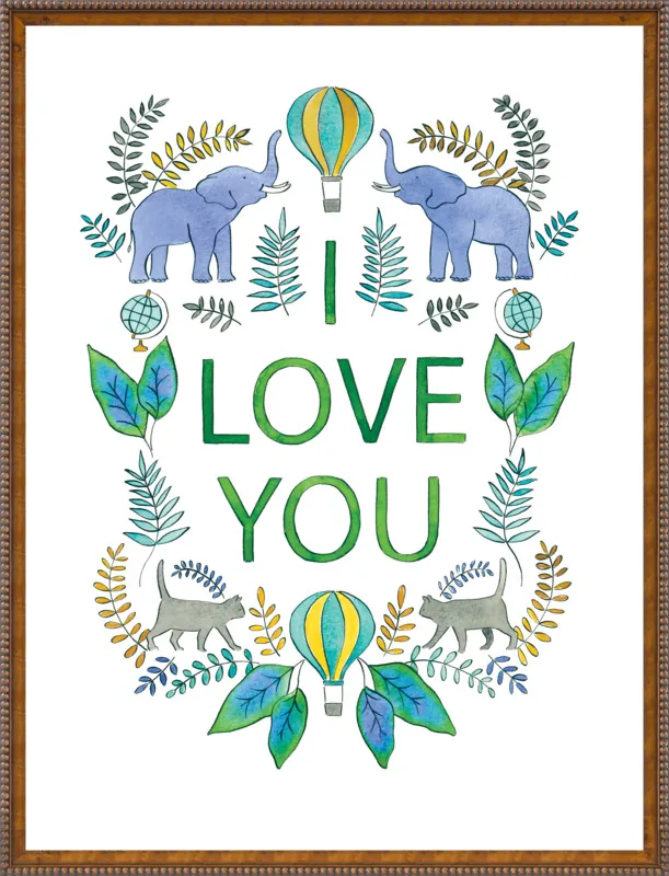 I Love You by Rachel Rogers for Artfully Walls