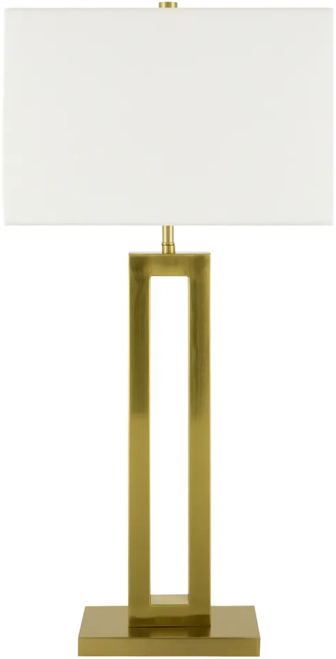 Kirrama  Metallic 33"H x 10"W x 10"D Accent Table Lamp