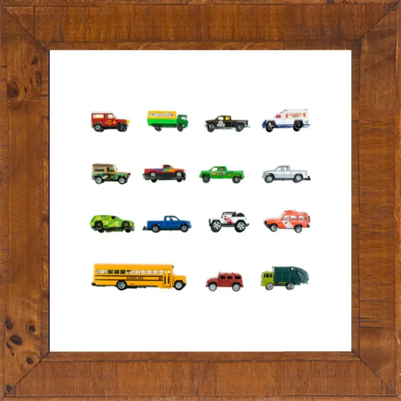 Vintage Toy Trucks by Jennifer Steen Booher for Artfully Walls