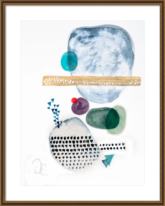 Under the sea by Victoria Gonzalez for Artfully Walls