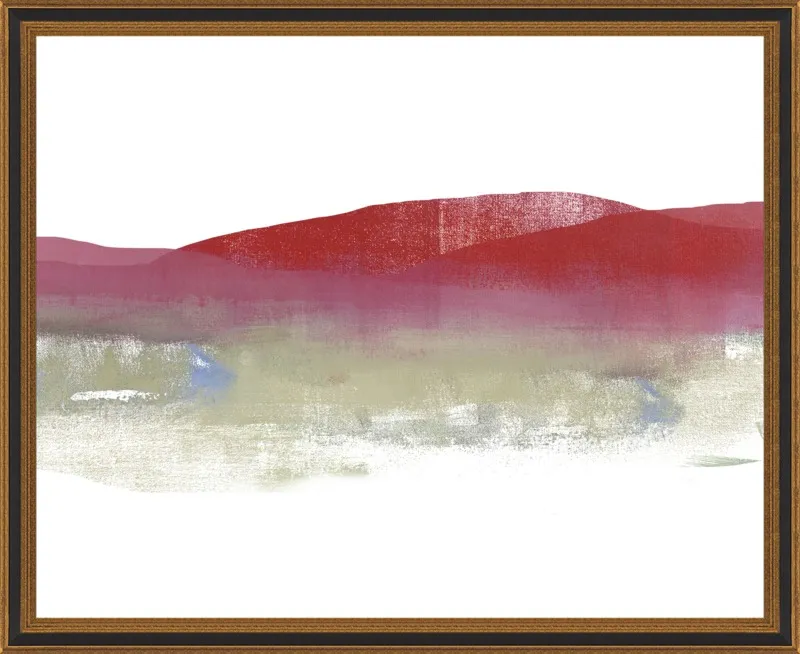Red Mountains by Jacquie Gouveia for Artfully Walls