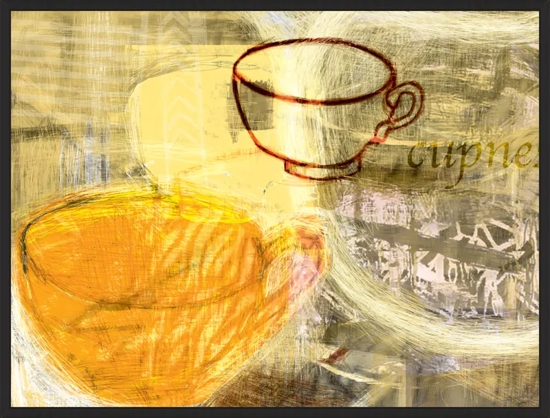 Still Life with Cups by Carmel Kushnir for Artfully Walls