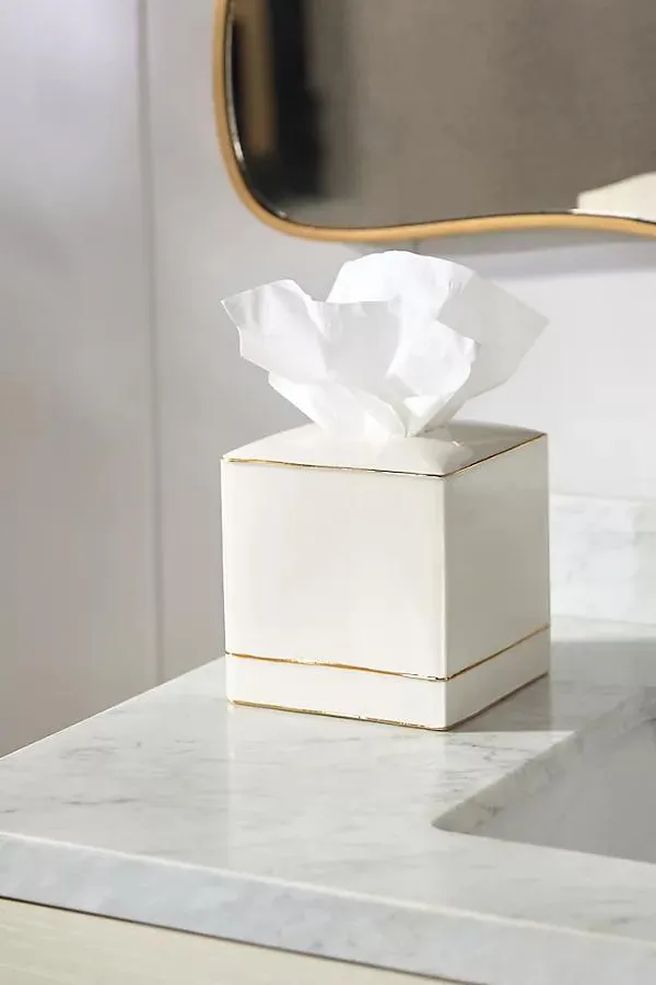 St. Honore Porcelain Tissue Holder