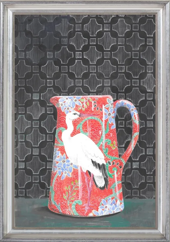 Red Vase by Miri Eshet for Artfully Walls