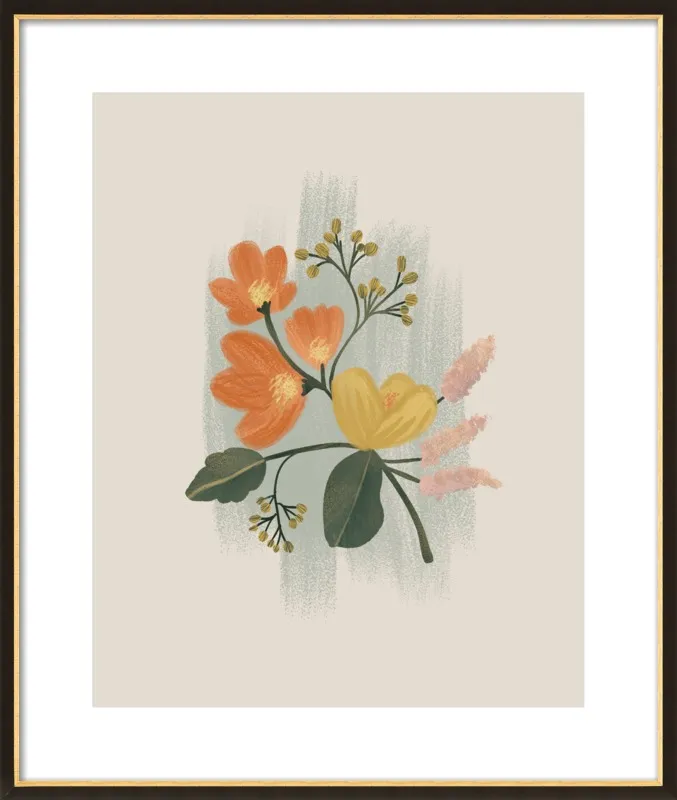 Vintage Floral Bouquet  by Nancy Noreth for Artfully Walls