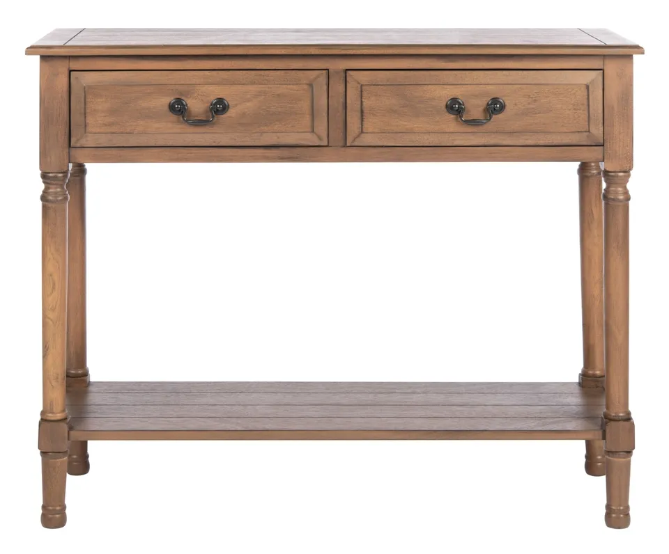 Primrose 2 Drawer Console Table - Brown
