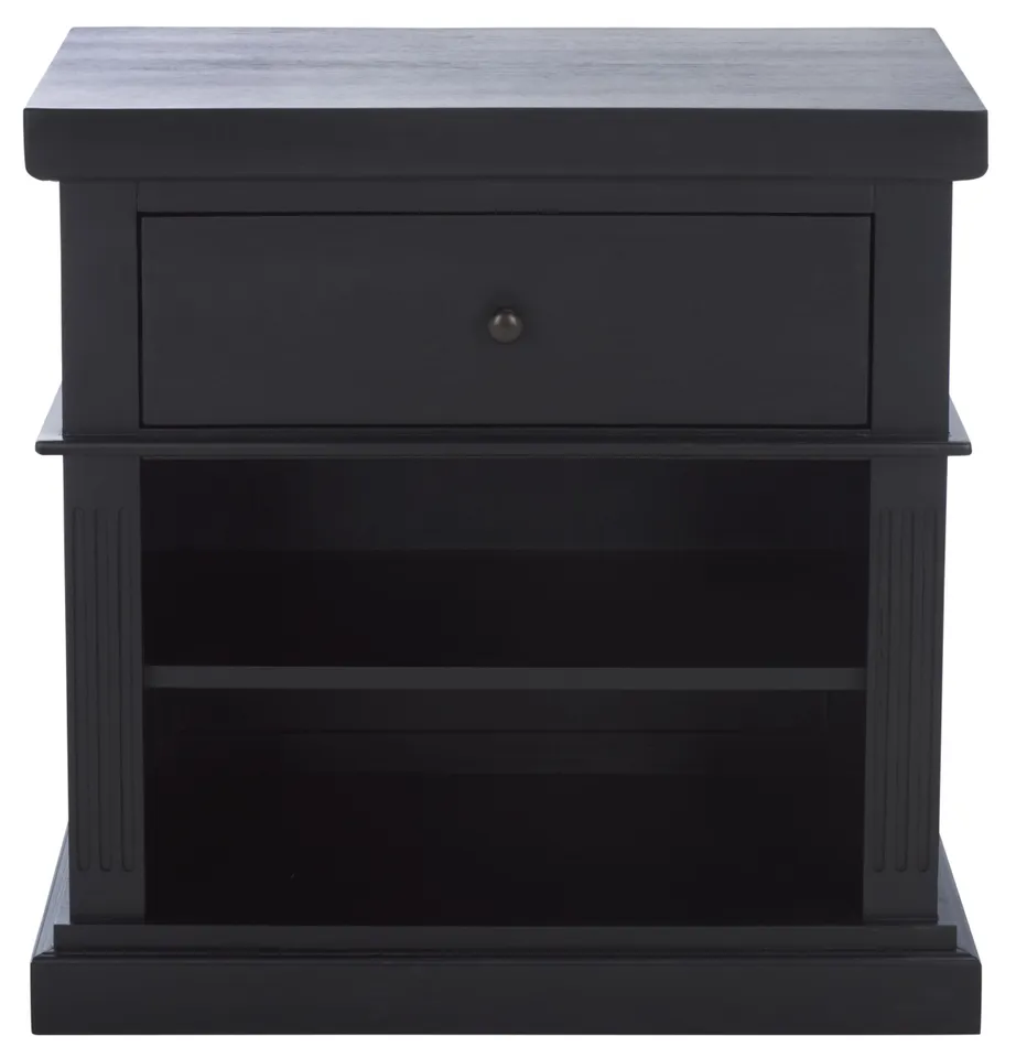 Ahasu Nightstand - Black
