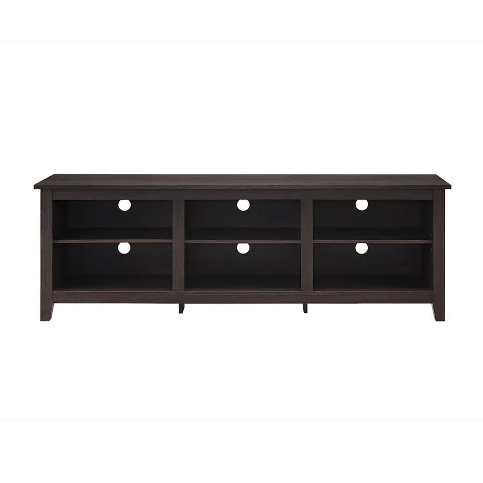 Essential 70" Rustic Wood TV Stand - Espresso