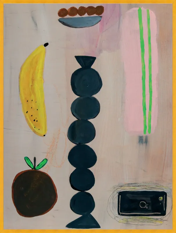 Still life with a phone vibration by Agata Królak for Artfully Walls