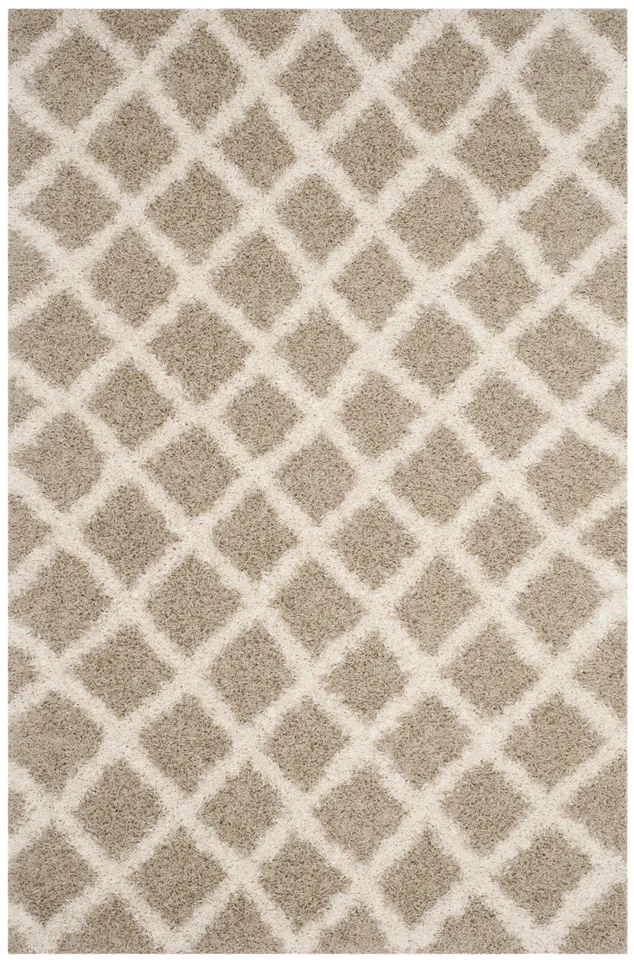 Arlo Home Woven Area Rug, SGDS258D, Beige/Ivory,  4' X 6'