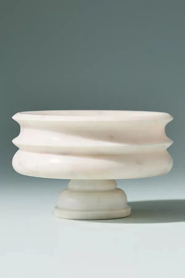 Alessia Marble Pedestal Vessel
