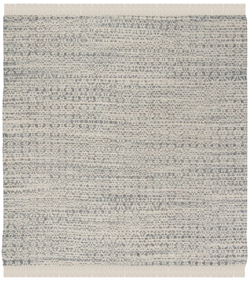 Arlo Home Hand Tufted Area Rug, BOS707A, Grey/Ivory,  6' X 6' Square