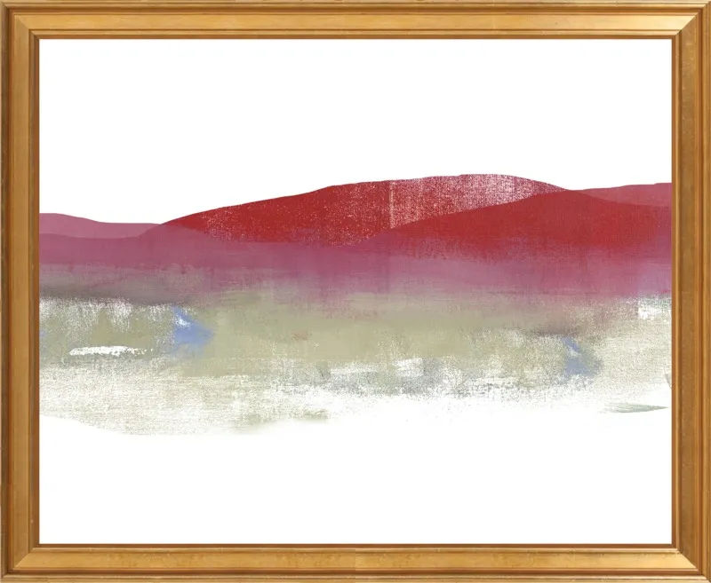 Red Mountains by Jacquie Gouveia for Artfully Walls