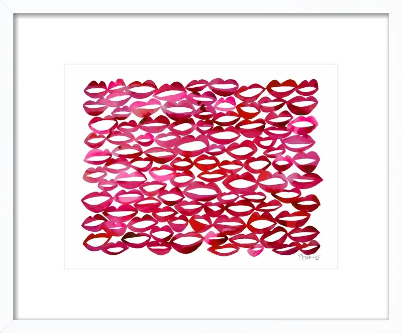 Juicy Lips by Kate Roebuck for Artfully Walls