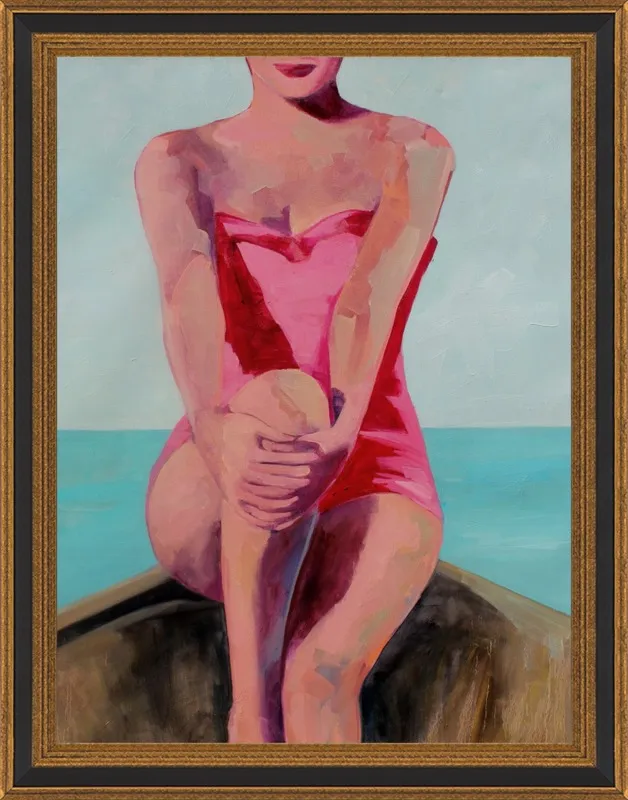 Woman in a Boat by T. S. Harris for Artfully Walls