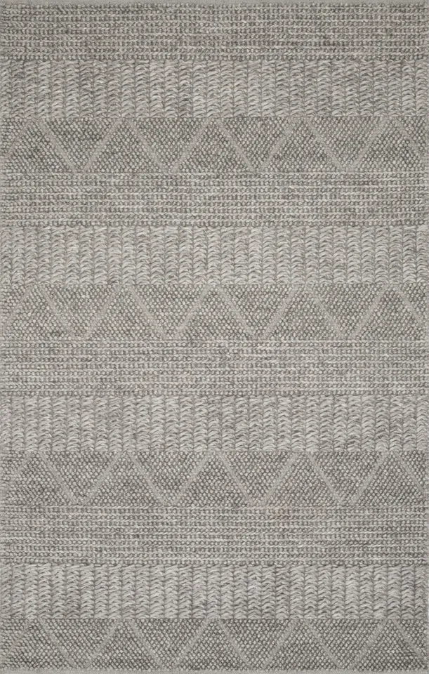 Magnolia Home by Joanna Gaines x Loloi Rowan Ash 18" x 18" Sample