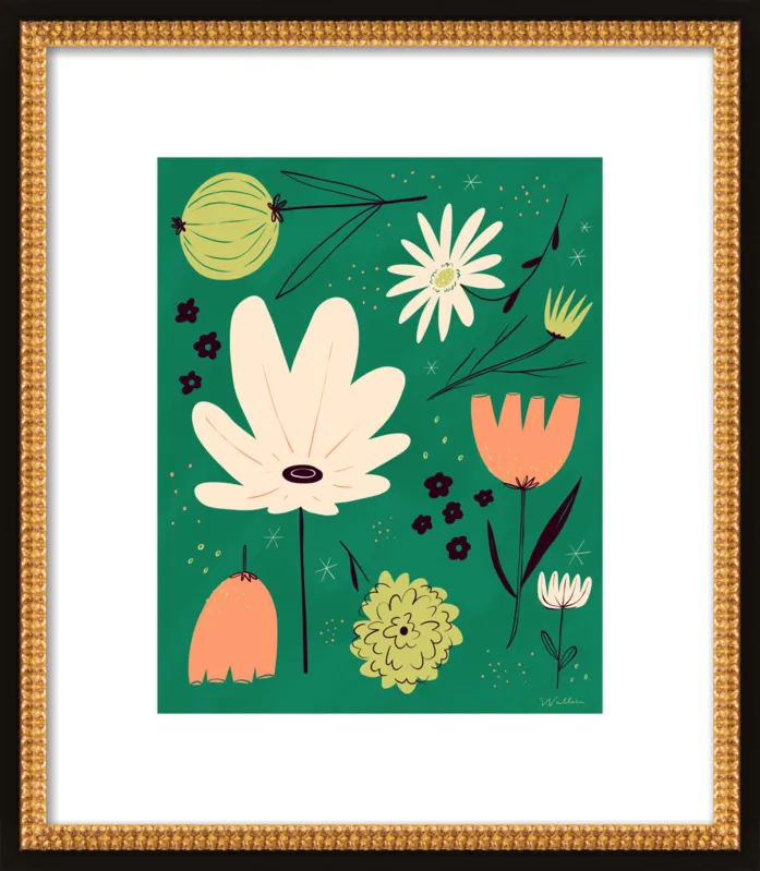 Spring Flowers by Erin Wallace for Artfully Walls