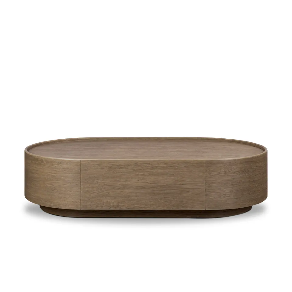 Kafta Coffee Table - Warm Natural Flat Oak Veneer