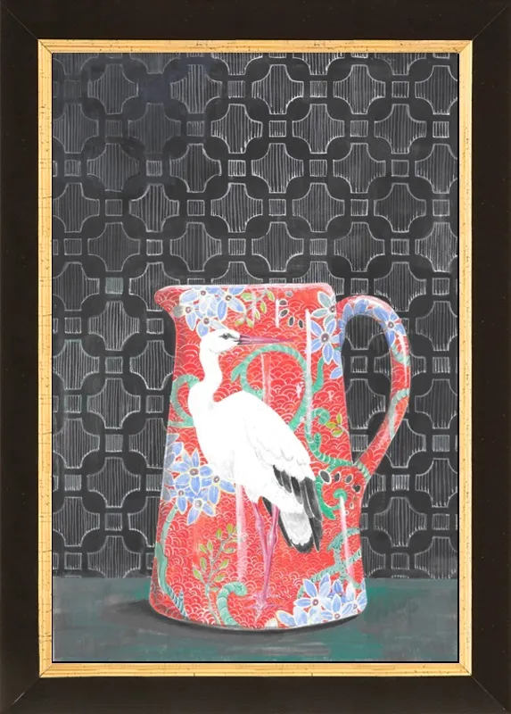 Red Vase by Miri Eshet for Artfully Walls