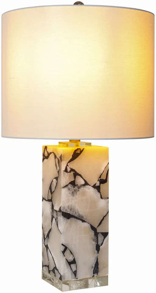 Angelo  Marbled 27"H x 14"W x 14"D Accent Table Lamp