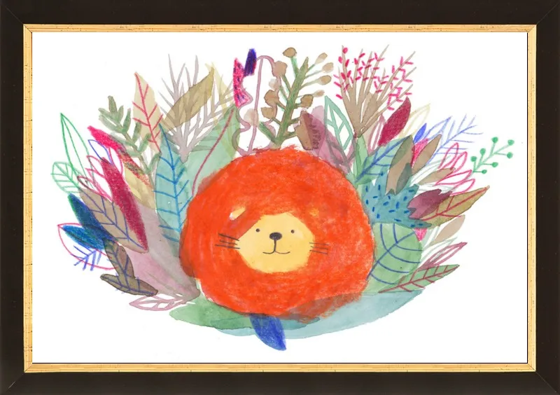 Lion by Marion Barraud for Artfully Walls