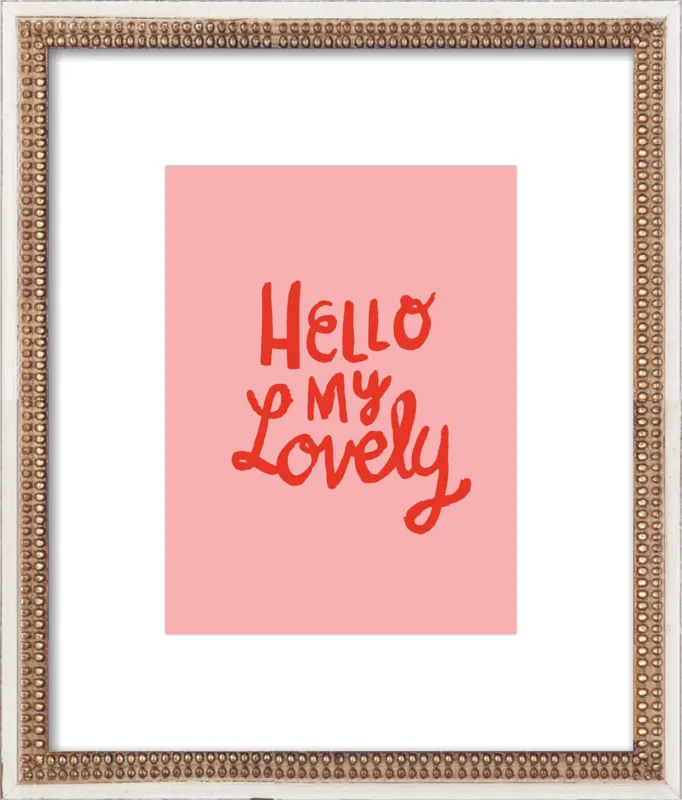 Hello My Lovely by Paula Mills for Artfully Walls