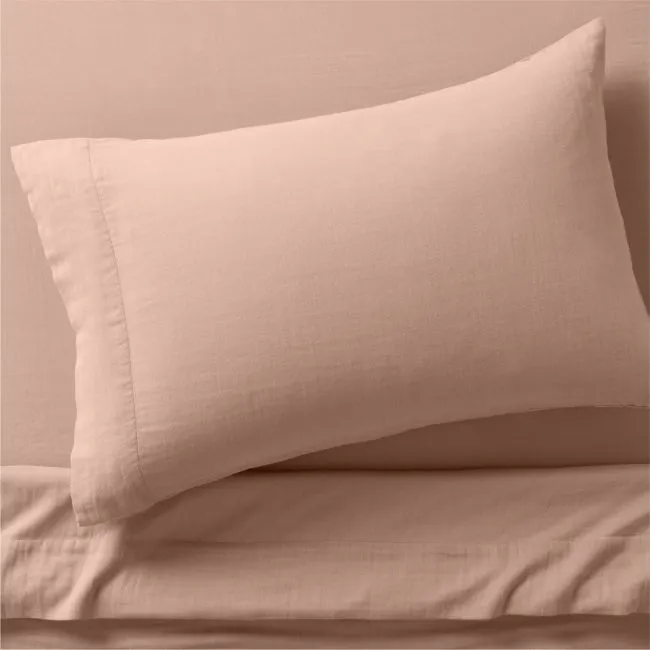 Supersoft Violet Rose 100% Organic Cotton Gauze Kids Twin Sheet Set