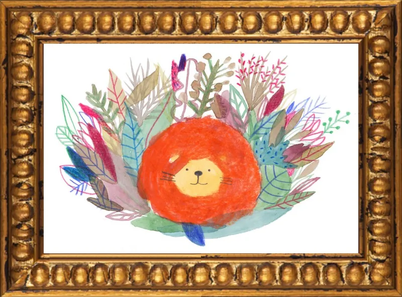 Lion by Marion Barraud for Artfully Walls