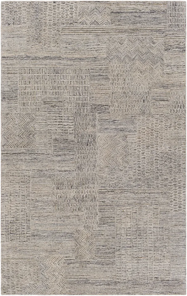 Rosario Gray Indoor 2' x 3' Handmade Rug