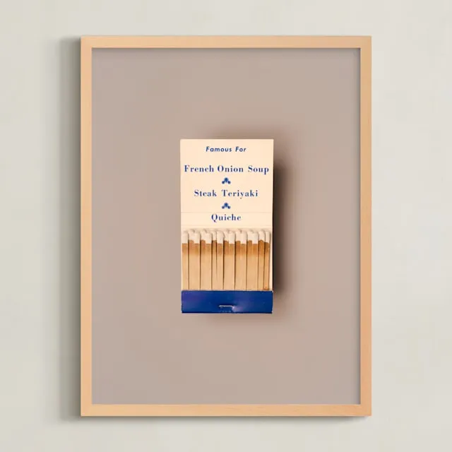 Famous Food Blue Limited Edition Fine Art Print