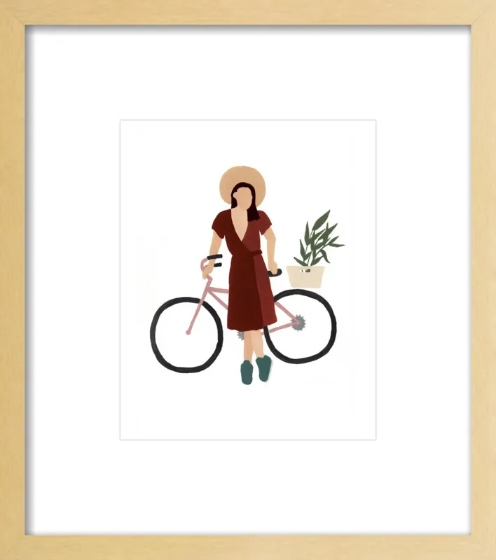 Biking Beauty by Taylor Ann for Artfully Walls
