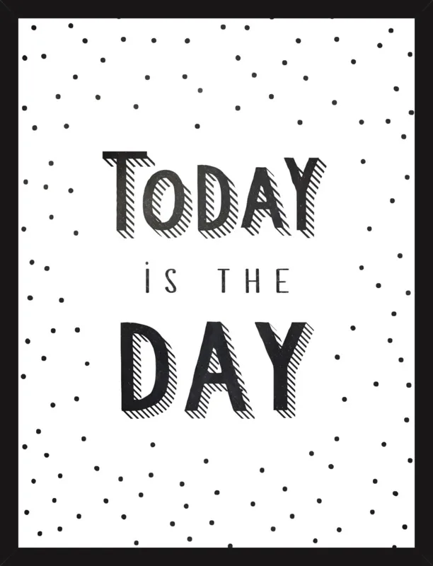 Today is the day by Lonneke de Roos - Kind of Style for Artfully Walls