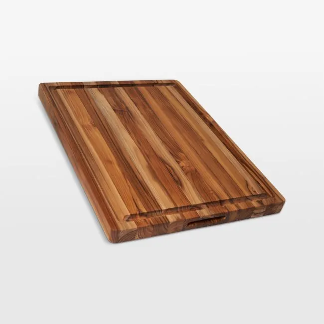 Teakhaus Traditional Carving Board with Juice Groove, 24"x18"