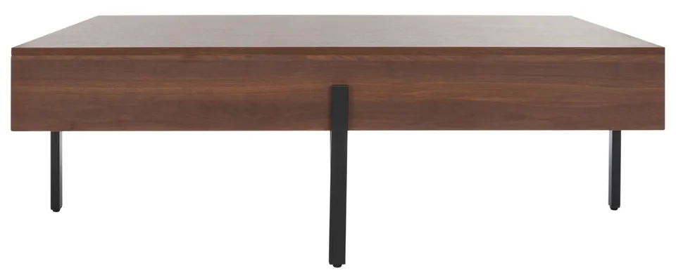 Jaxith Coffee Table - Walnut / Black