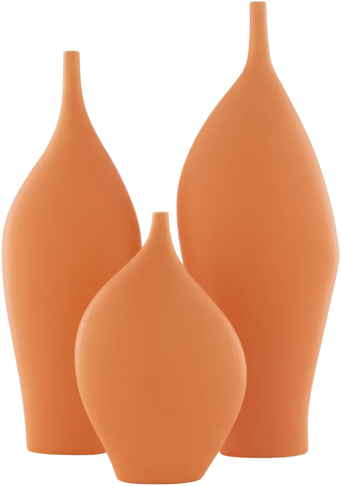 Neo NEO-001 23"H x 5"W x 7"D,  12"H x 4"W x 8"D,  20"H x 4"W x 7"D Vase