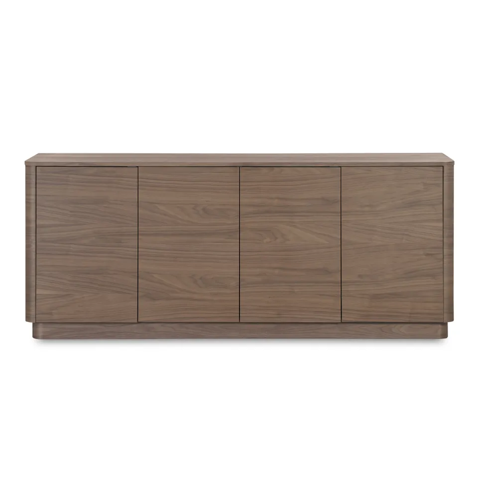 Round Off Sideboard Walnut Brown