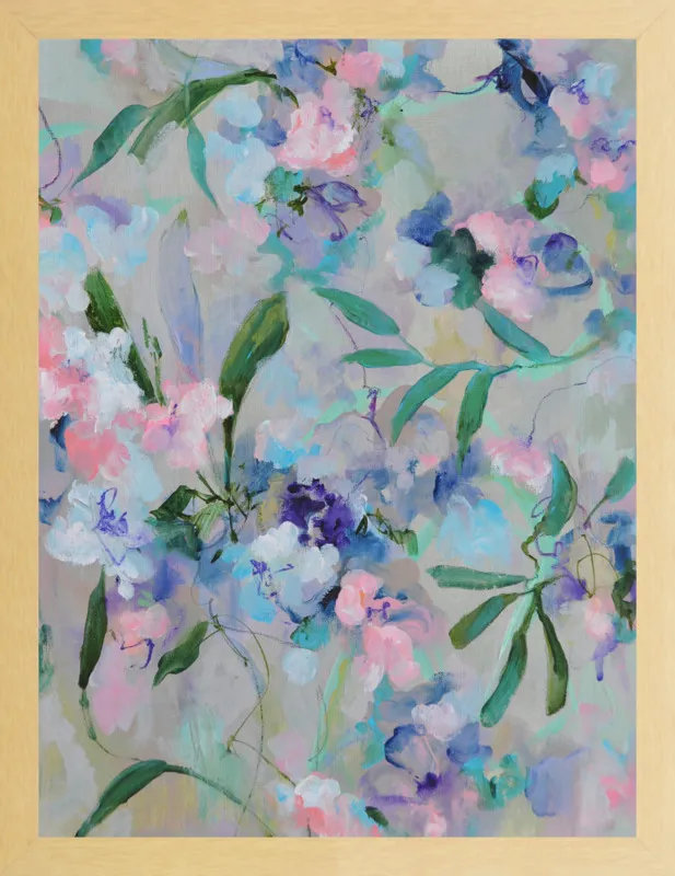 Arrangement in Blue and Lilac by Sonal Nathwani for Artfully Walls