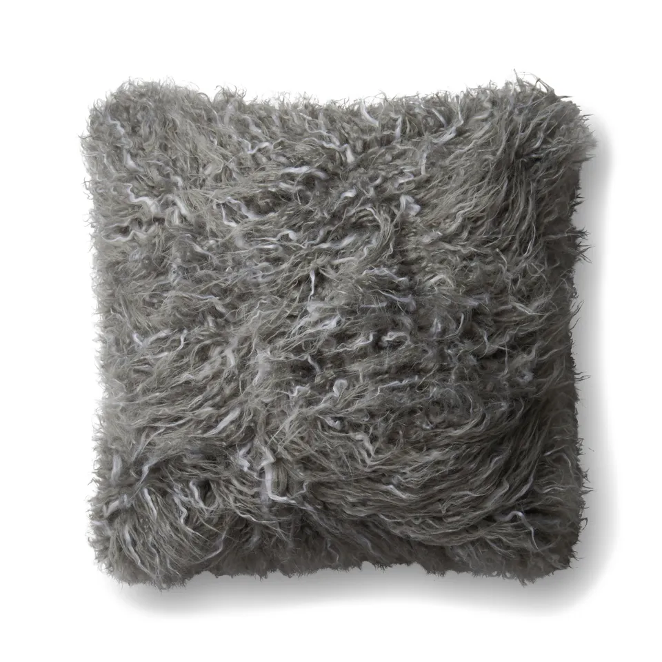 Loloi No Name Grey 22" x 22" Cover Only