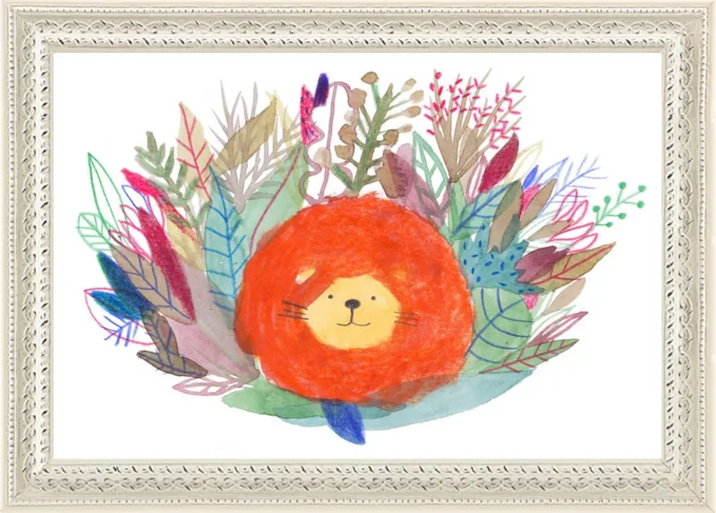 Lion by Marion Barraud for Artfully Walls