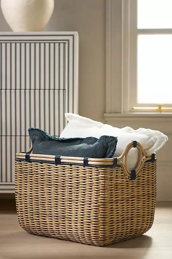 Round-Handled Rectangular Basket