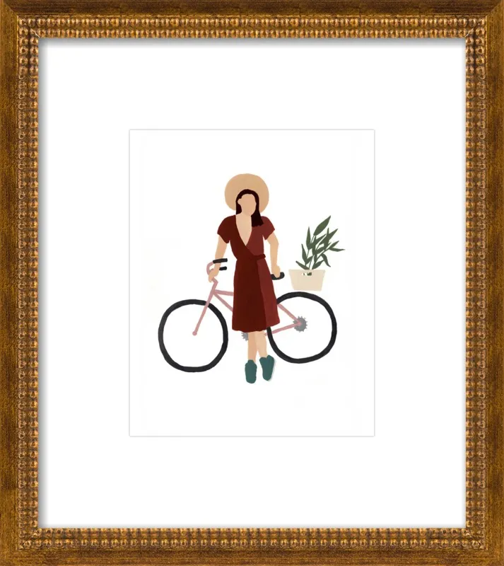Biking Beauty by Taylor Ann for Artfully Walls