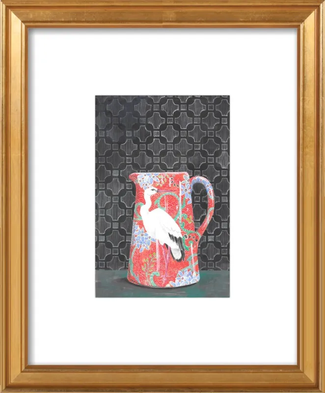 Red Vase by Miri Eshet for Artfully Walls