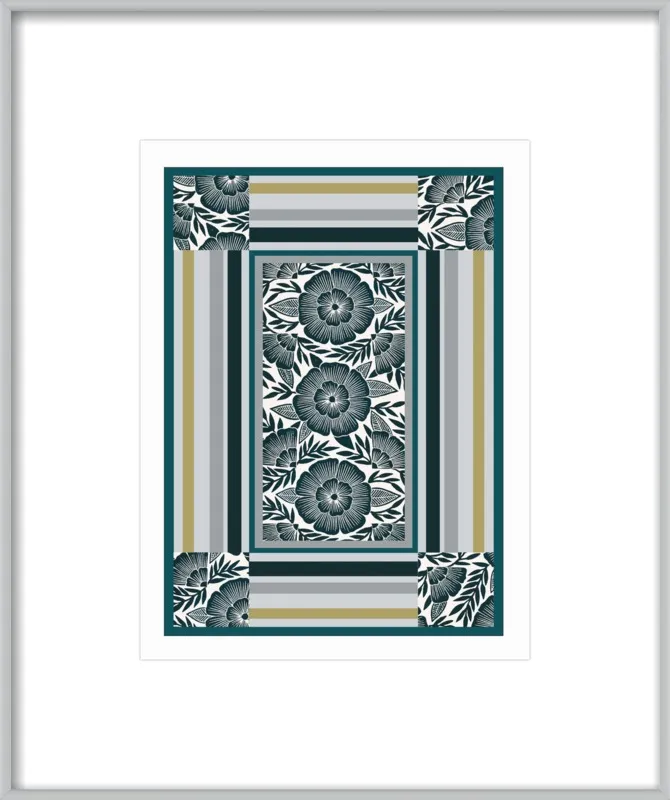 Botanical Frame 1 by Katharine Watson for Artfully Walls