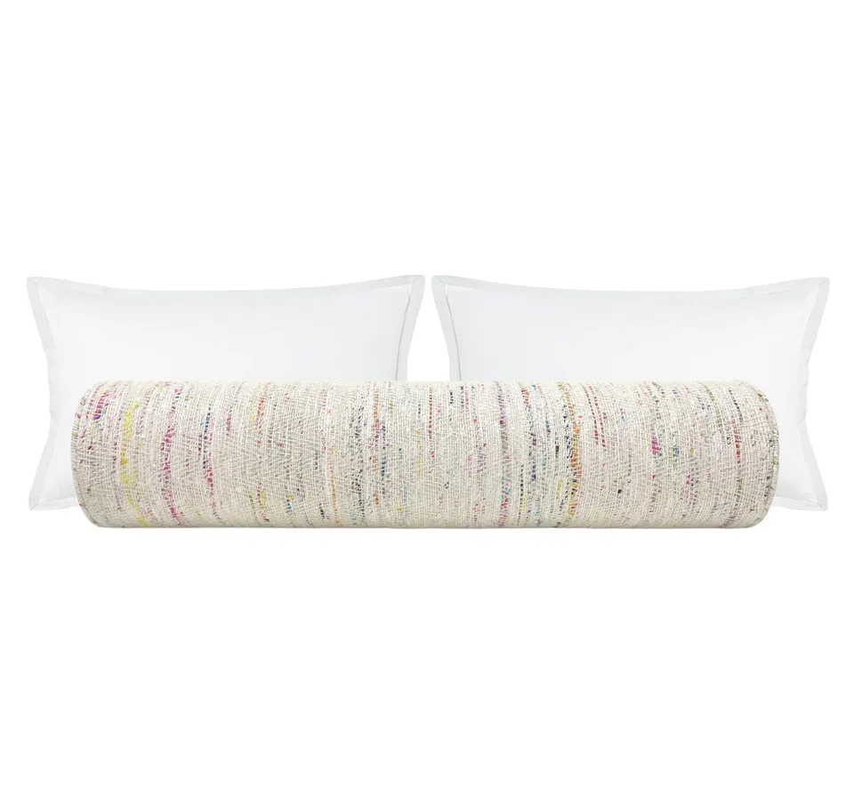 THE BOLSTER :: MONTAUK TWEED // MULTI - SWATCH 4" X 4"