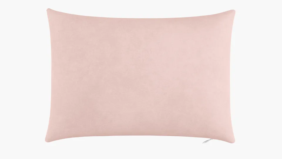 Throw Pillow 14" x 20", Blush Classic Velvet, 14" x 20"