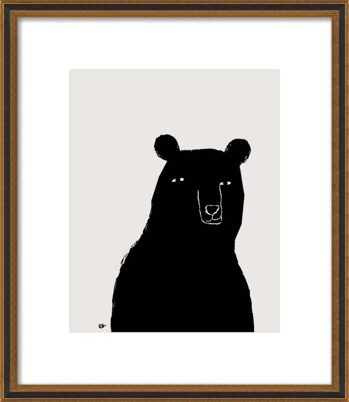 Benson the Bear by Rob Blackard for Artfully Walls